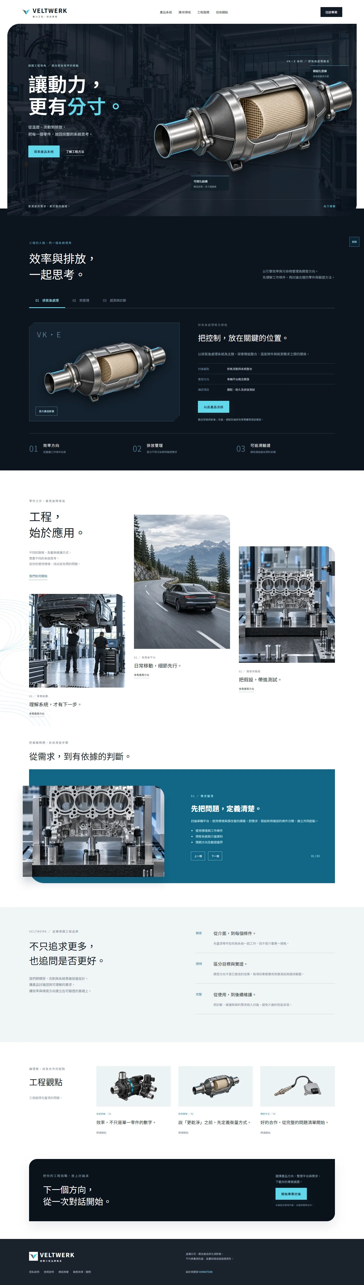 VELTWERK 完整網站設計