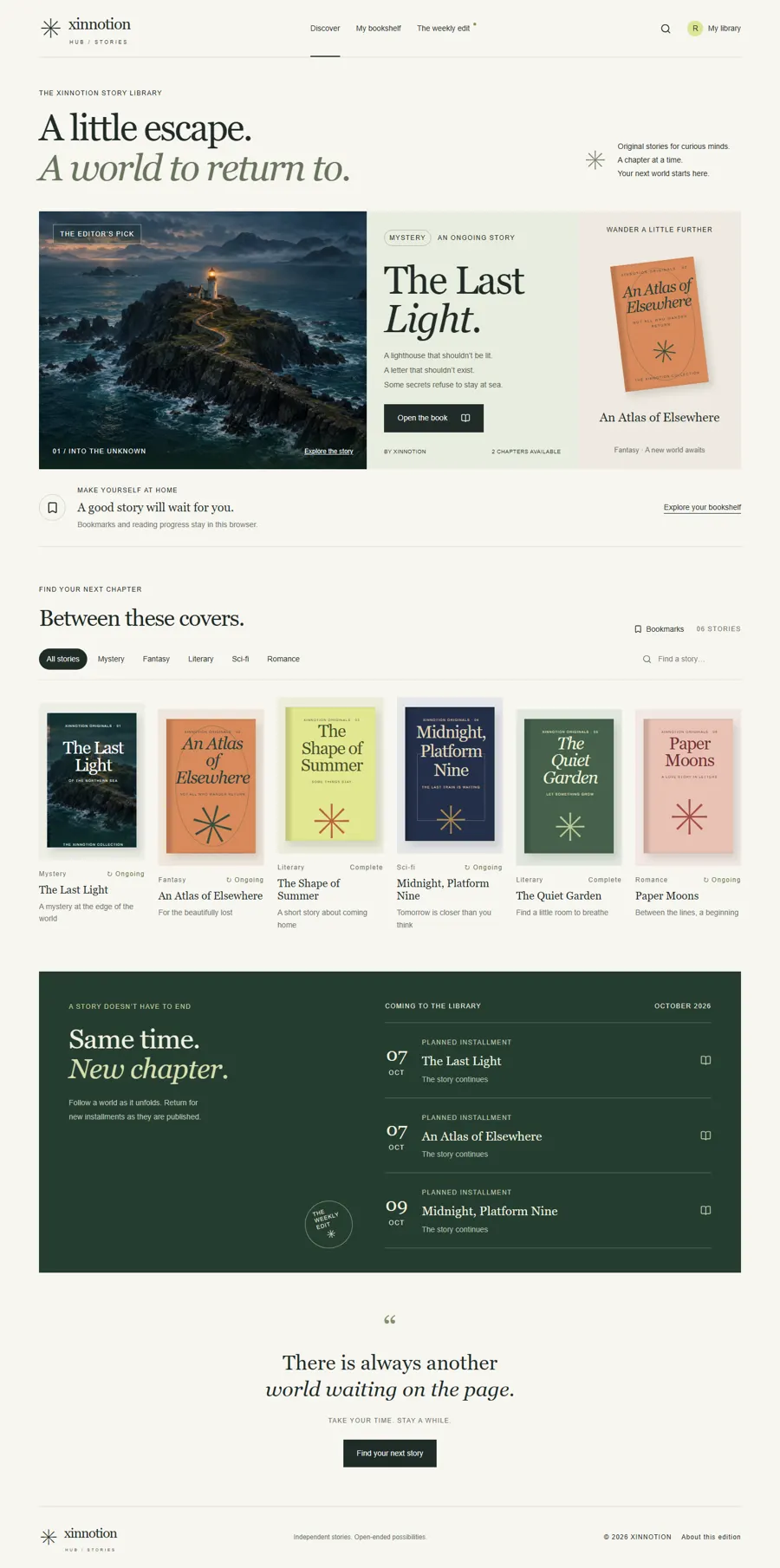 XINNOTION Story Library