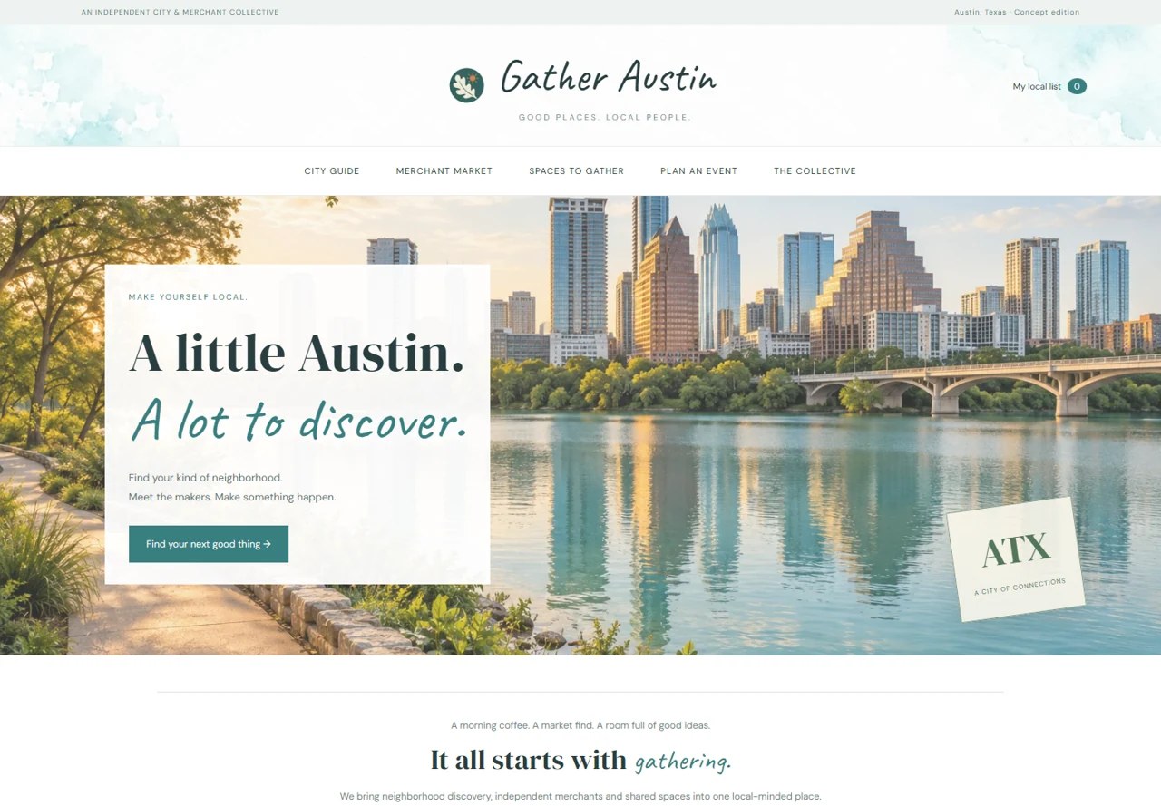 Gather Austin 設計區塊 1