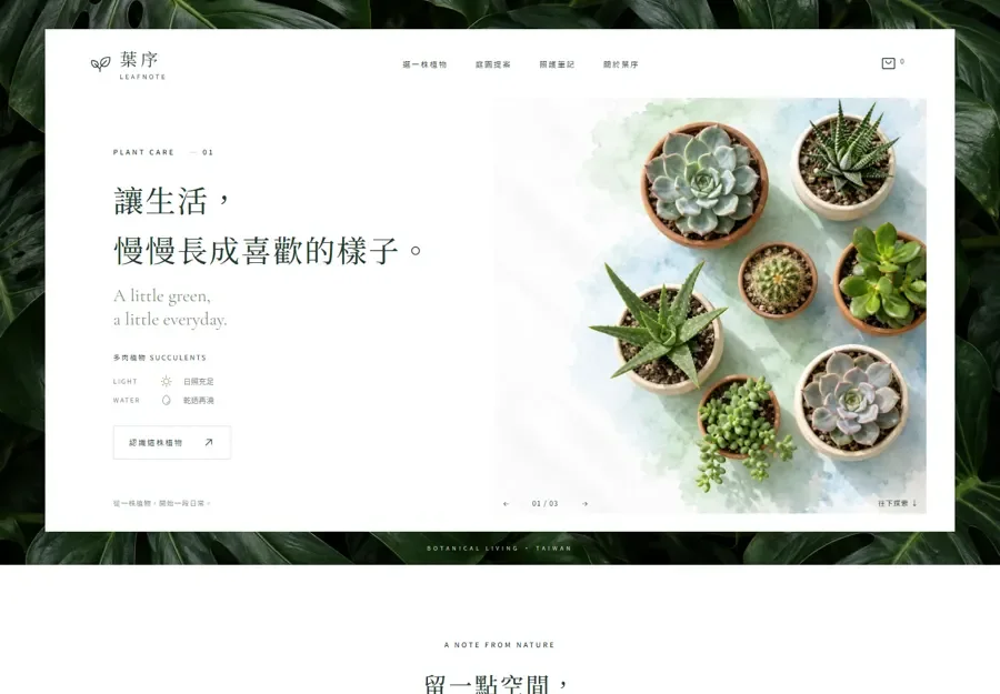葉序 LEAFNOTE