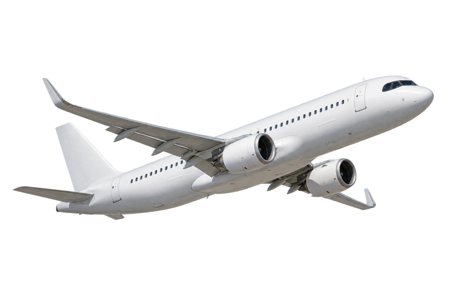 ロゴのない旅客機のイメージ