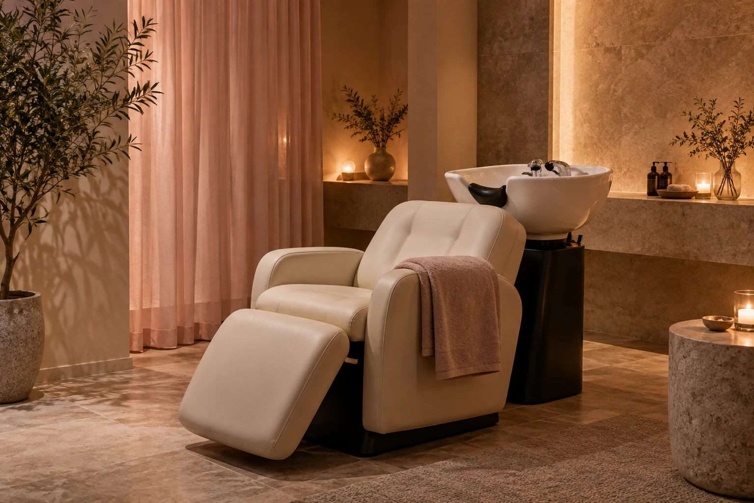 Individual spa room concept