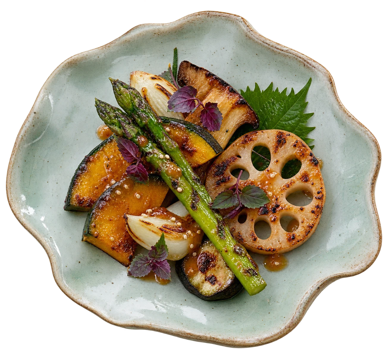 彩り豊かな野菜の小皿