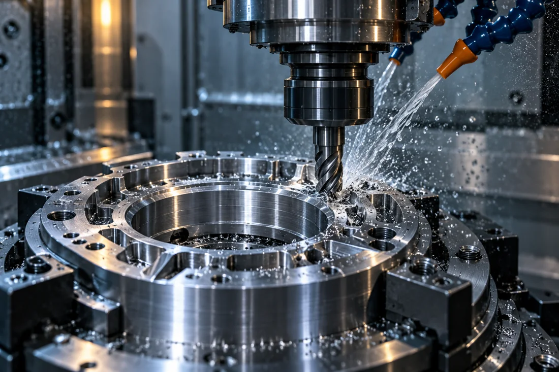 Illustrative machining process