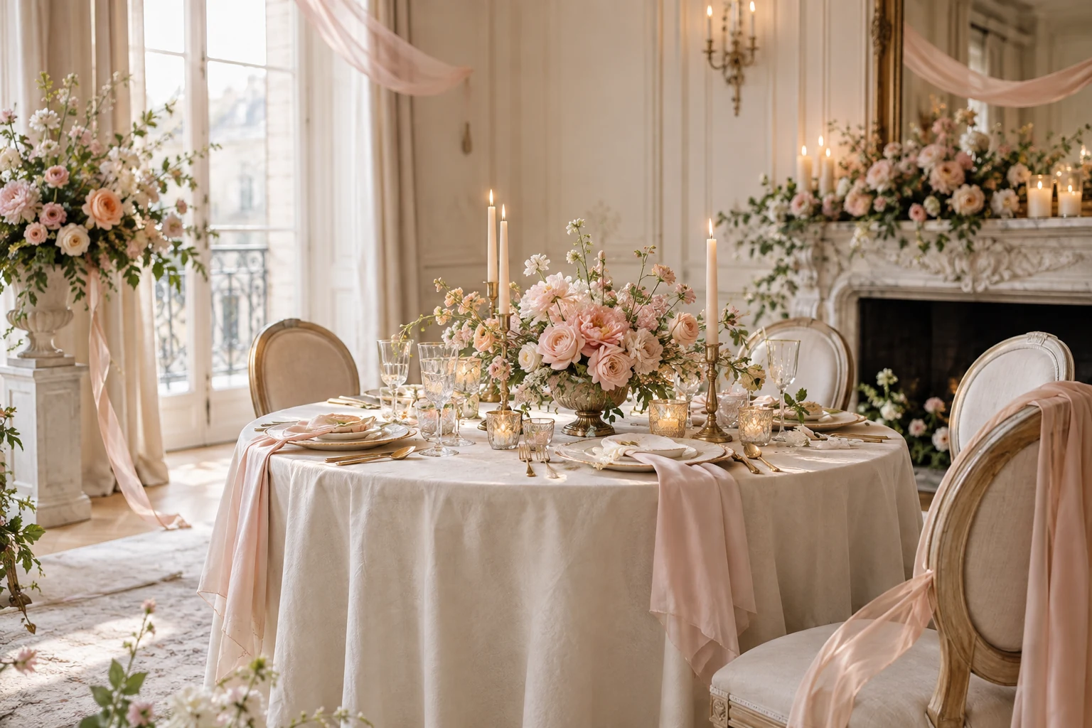 A beautifully flower-styled intimate celebration