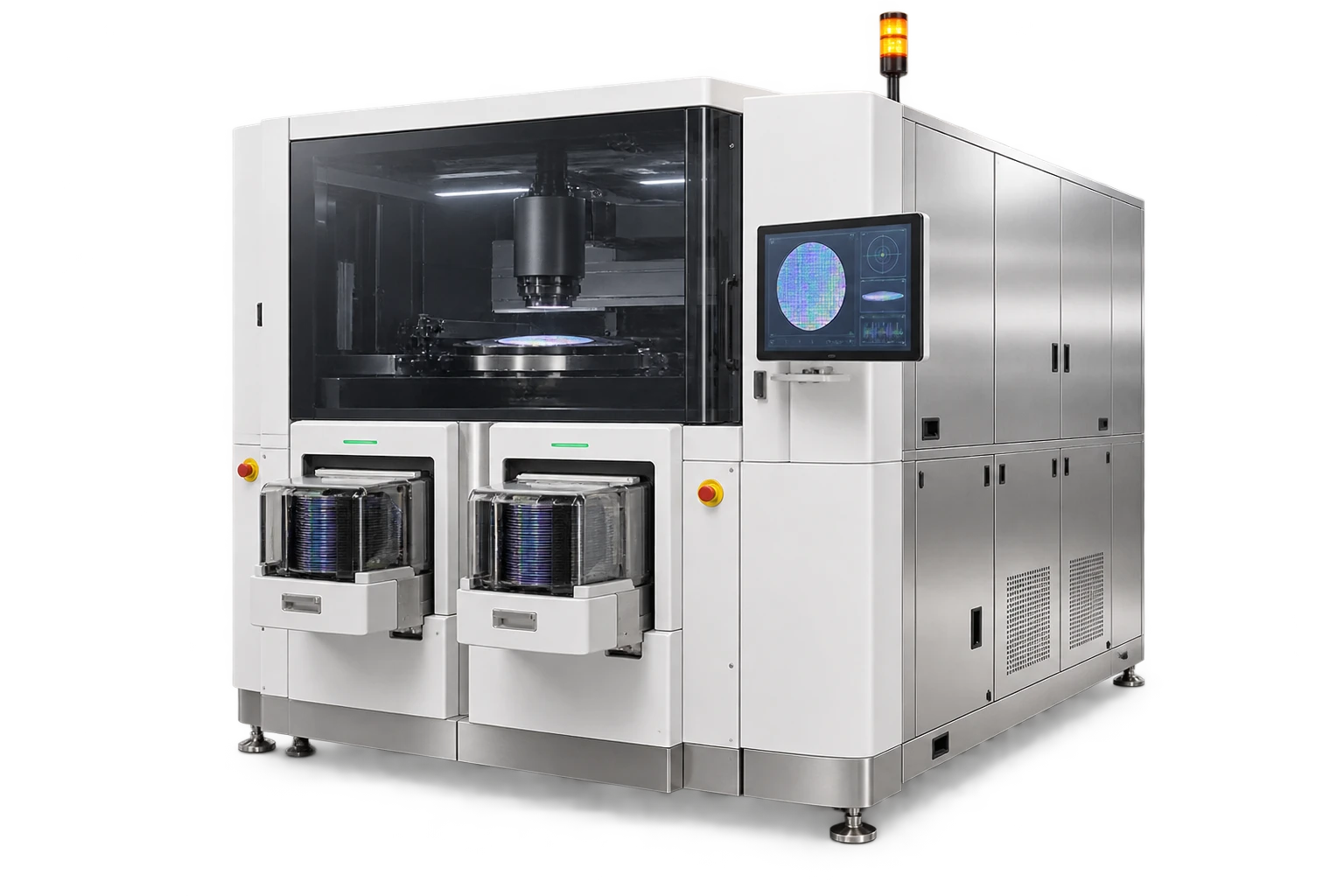 Concept wafer inspection and handling equipment