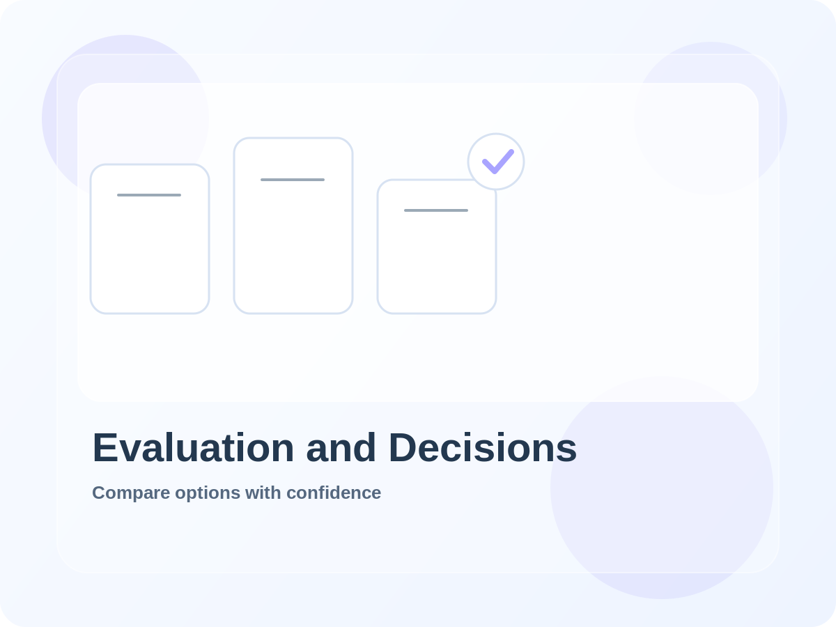 Evaluation support