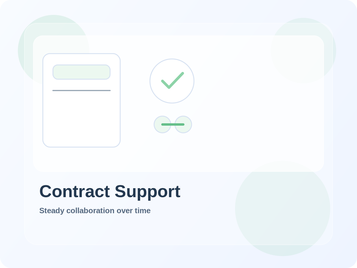 Contract support